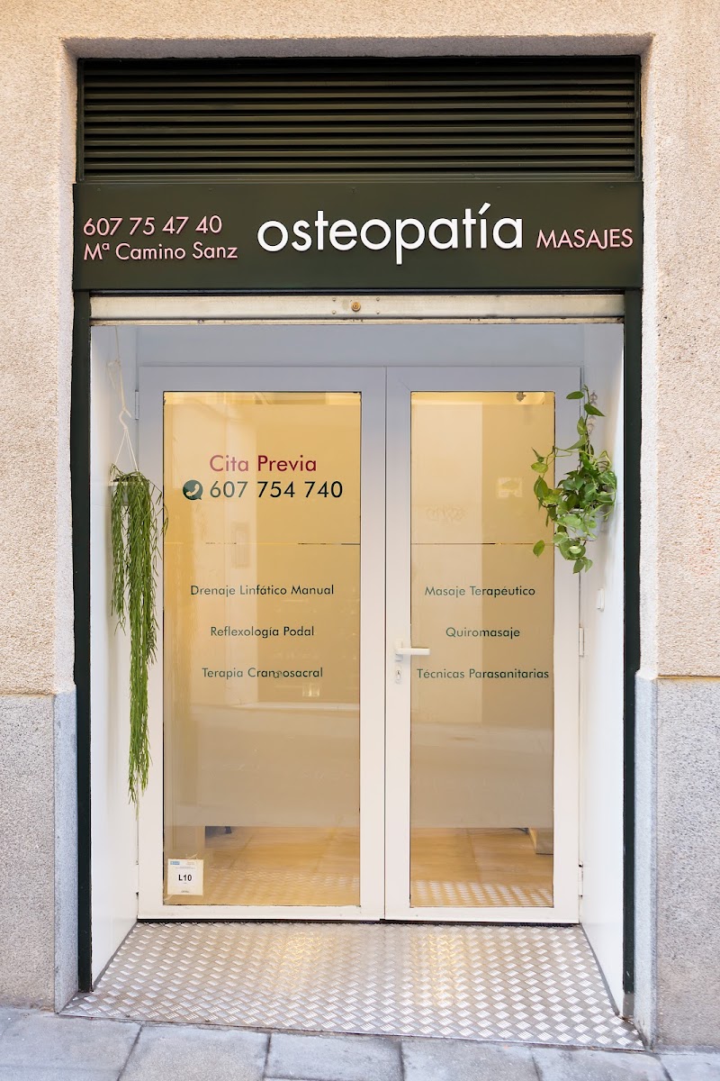 Masajes Camino – Osteópata en Madrid